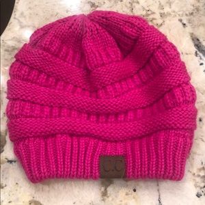 C.C hot pink Beanie